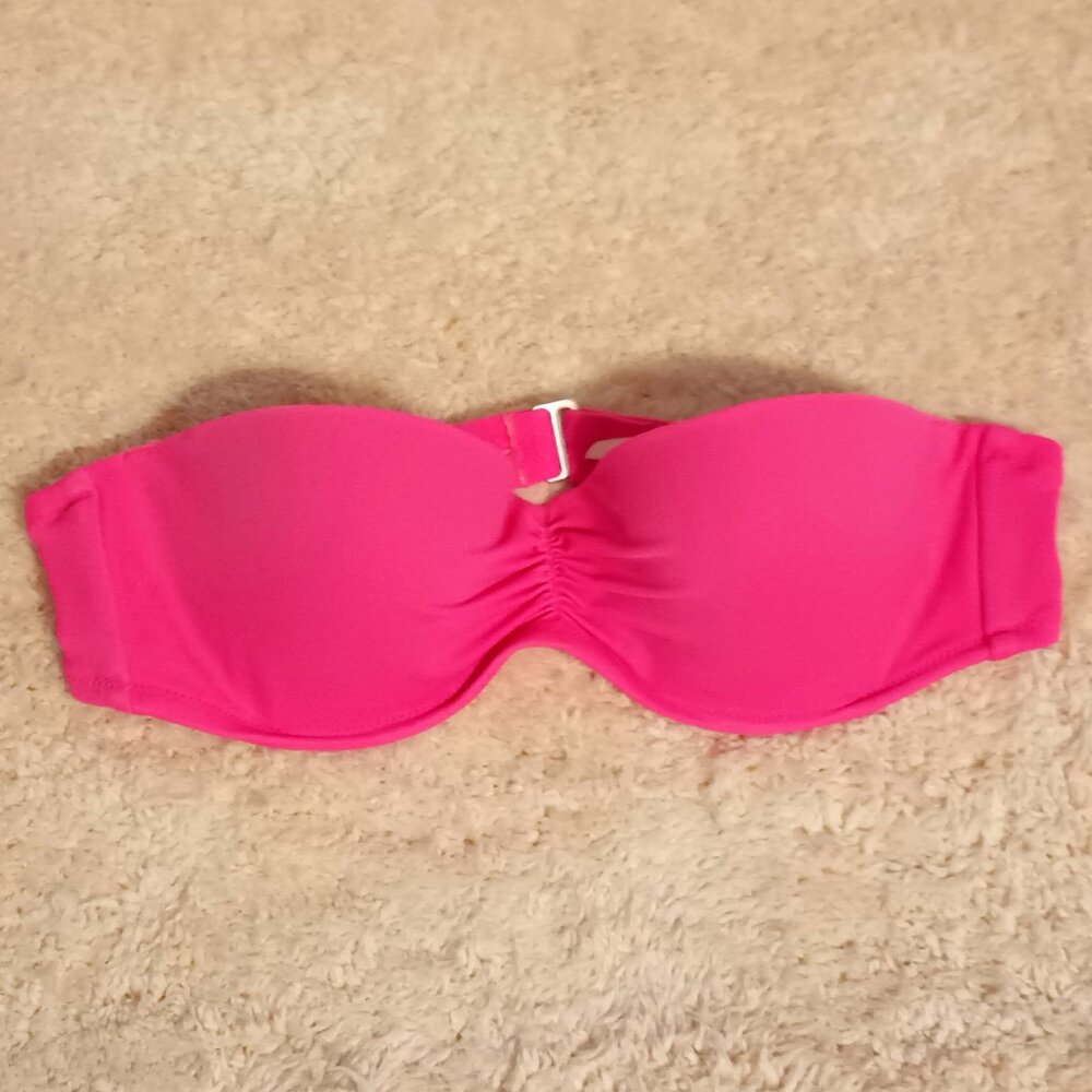 VGUC ~ Victoria's Secret Swim Essential Uplift Strapless Bikini Top (Size: 34A)